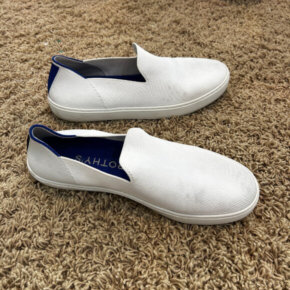 ROTHY'S The Original Slip On Sneaker in Bright White Women's Size 9 - Picture 6 of 8